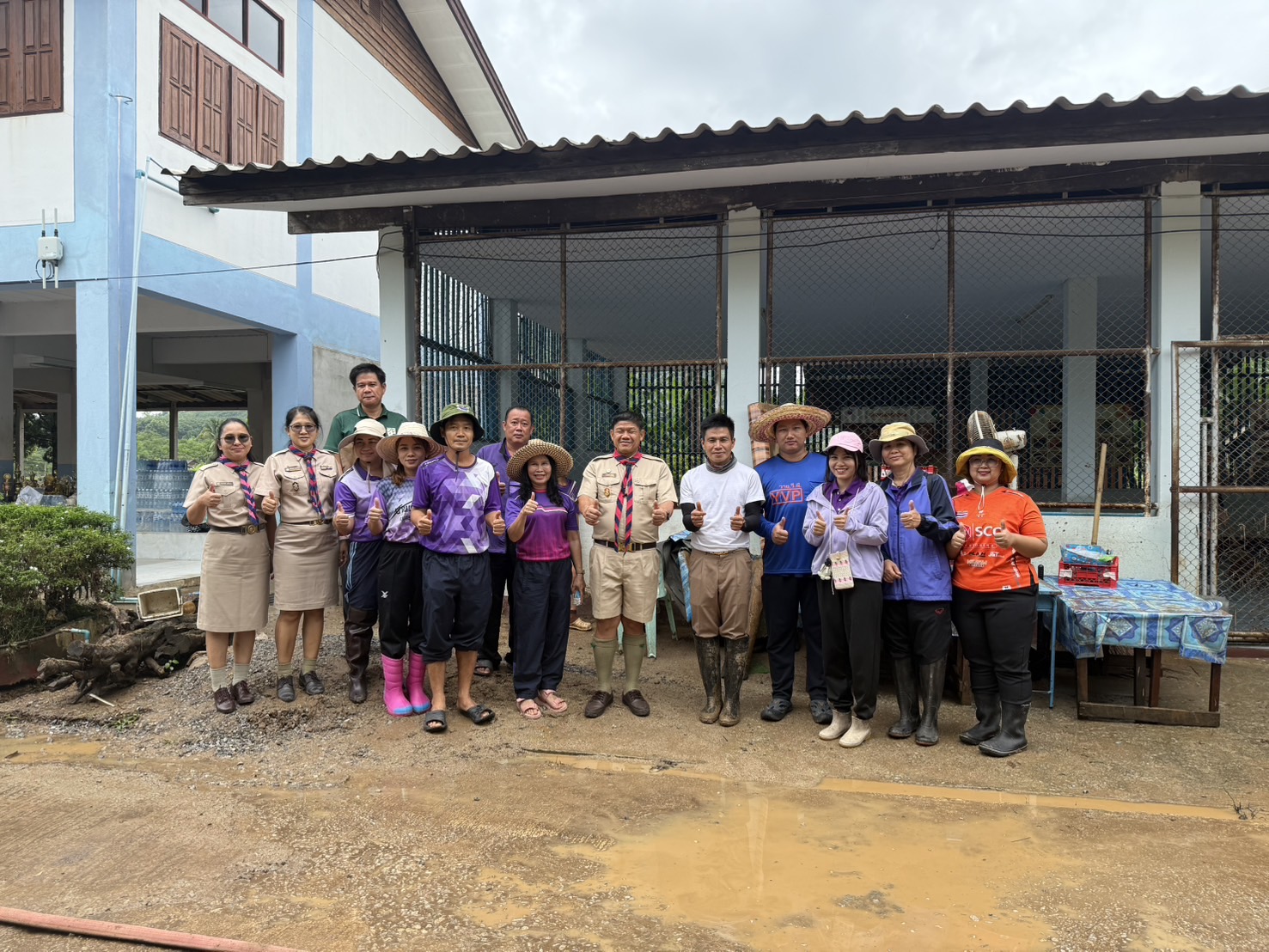 การลงพื้นที่ติดตามช่วยเหลือโรงเรียนบ้านแม่เปาที่ประสบอุทกภัย
